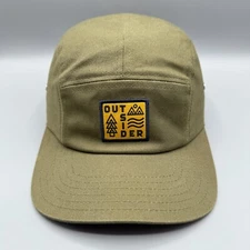 Trek Light Gear Hat Cap Outsider Green Yellow Mountain Bike Cycling Adjustable