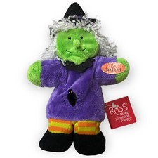 Vintage Russ Witch Plush Bendable 10  monster vintage Halloween 90s new