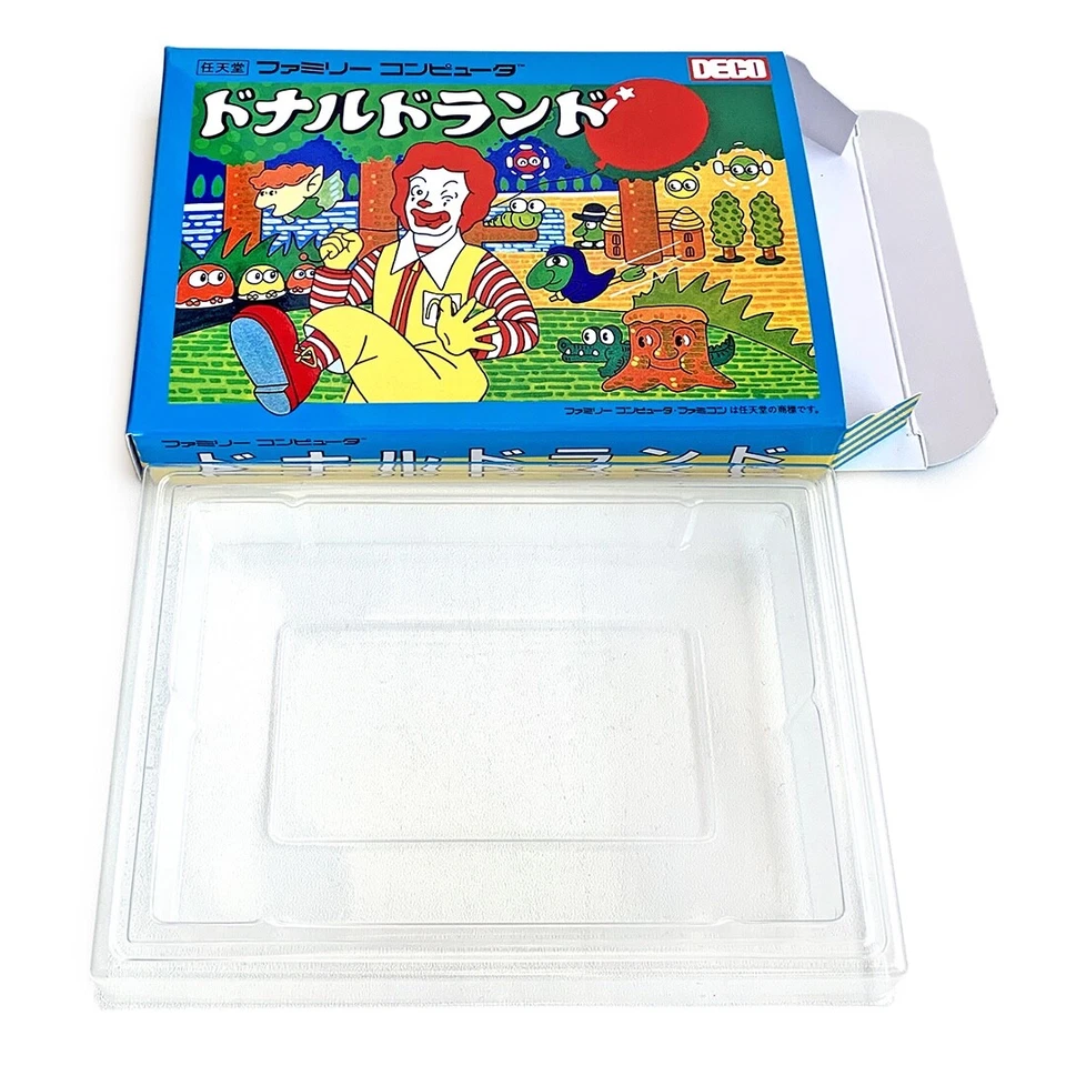 DONALD LAND McDonald - Empty box replacement spare case Famicom game with tray - Image 2 of 4