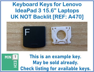 Tastatur Ersatz Tasten für Lenovo IdeaPad 3 15,6'' Laptops UK NICHT Hintergrundbeleuchtung