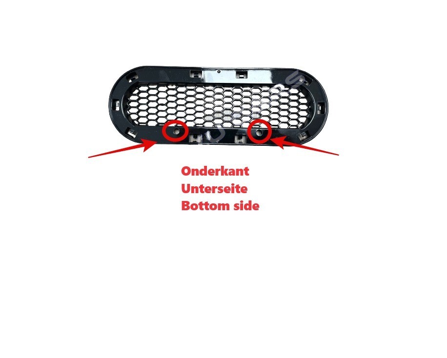 Calandre Grille Nid D'Abeille Noir Chrome Pour Audi A3 S3 8V 2012-2016