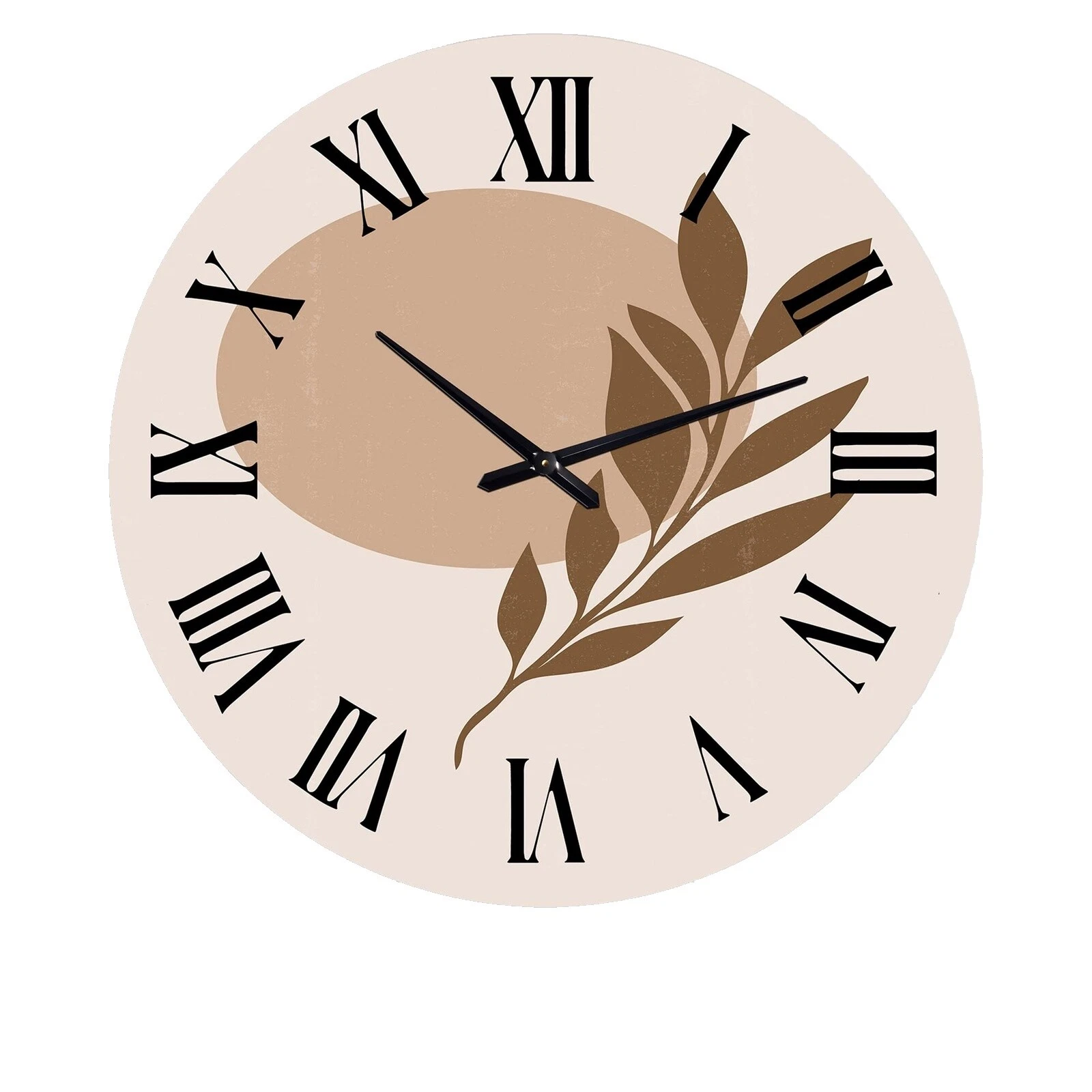 Relojes de pared tropicales marrones