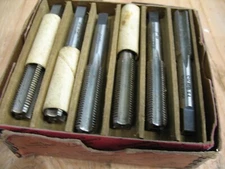 7/16-20 GTD TAPS H.S.S HAND TAPS 4 FLUTE COMMERCIAL GROUND  MFG  U.S.A. 12PCS
