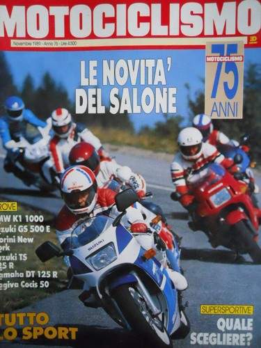 Motorrad Nr.11 1989 Test BMW K1 1000 - Suzuki TS 125 R - Suzuki Gs 500 [GS49]