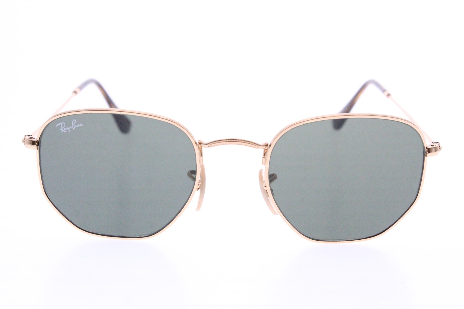 Ray-Ban Hexagonal Flat Lenses RB3548N 001 51-21-145 mm Gold Sunglasses