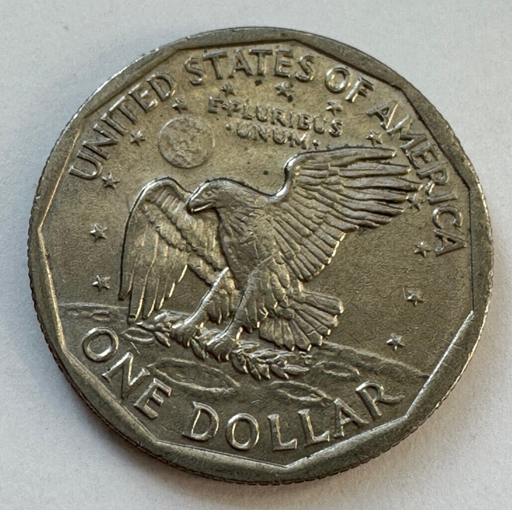 1980 D Susan B. Anthony Near Date Wide Rim Double-punched D or D