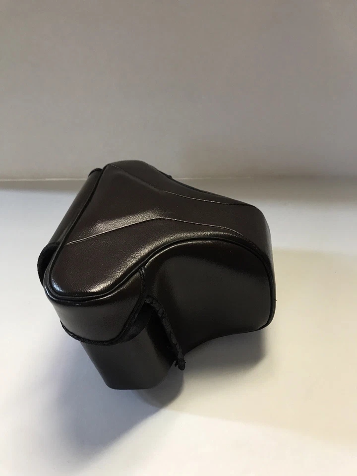 老式 2 件 35 毫米相机保护套/外壳 - 深棕色 — 第 2/4 张图片