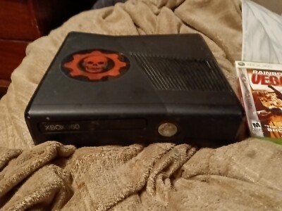 Microsoft Xbox 360 Model 1439 Black 250GB HDD Console Tested Works