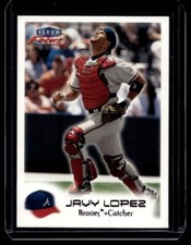 2000 Fleer Focus Error Purple Foil Missing 1/1 Javy Lopez #203M