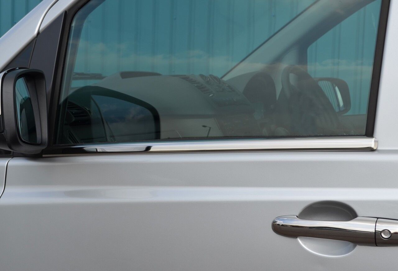 Chrome Side Door Window Sill Trim Vi Max 68% OFF Max 68% OFF To Fit Mercedes-Benz Covers