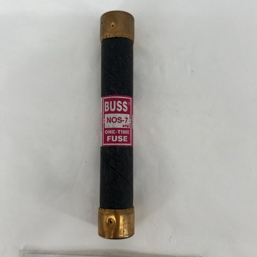 Bussmann NOS-7 One-Time Fuse 7A 600V NOS - Picture 2 of 5