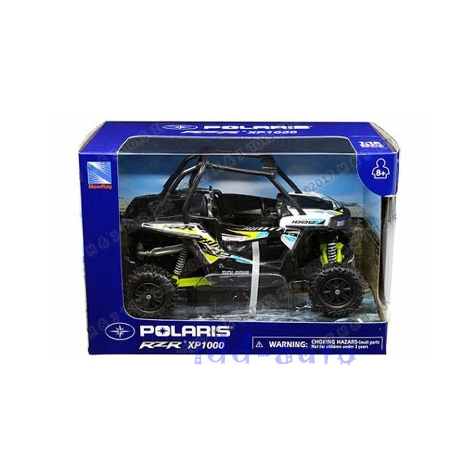 NEWRAY 1/18 Polaris RZR XP1000 Motorcycles White Color 57593C - Image 2 of 2