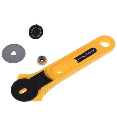 Focket Leder-Rundmesser - Kohlenstoffstahl Mit Walnussgriff