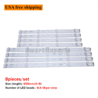 Full TOT_55D2900 LED Strips for TCL 55S405 55S403 55S401 D55A810 55UC6426
