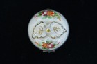 Limoges French Hand Painted Floral Apple Trinket Box W/ Gold Trim  — photo 8