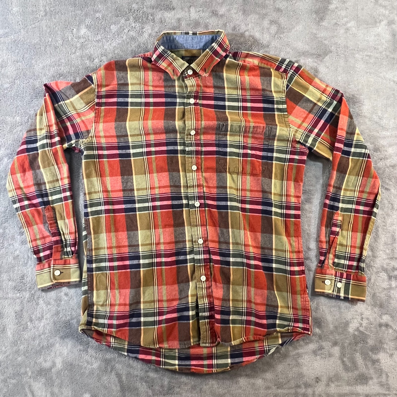 Pendleton Plaid Flannel Trail Shirt Medium BOHO H… - image 1