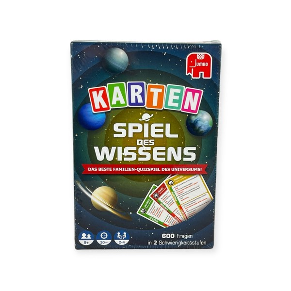 Jumbo Spiel Des Wissens Kartenspiel 19598 – Quizspiel FüR Kinder & Familie-image