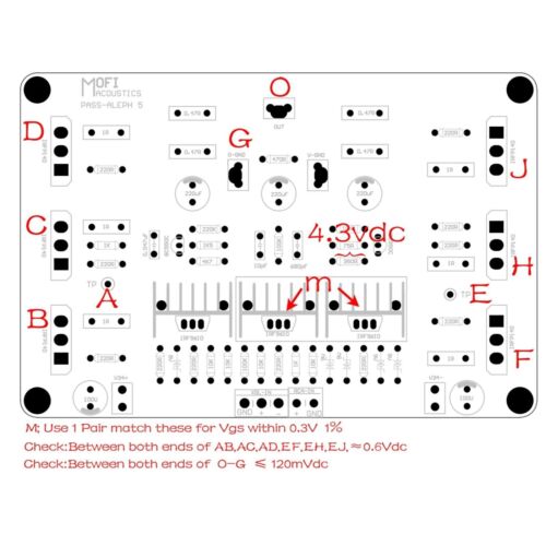 1paar Pass Aleph-5 A5 Voll-Mosfets Klasse-A-Leistungsverstärker Kit DIY - Picture 9 of 10