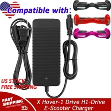 42V 2A 8mm Adapter Charger For X Hover-1 Drive H1-Drive Self-Balancing E-Scooter