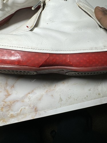 Air Jordan 18 OG Men’s Size 12 White Varsity Red - Picture 6 of 7