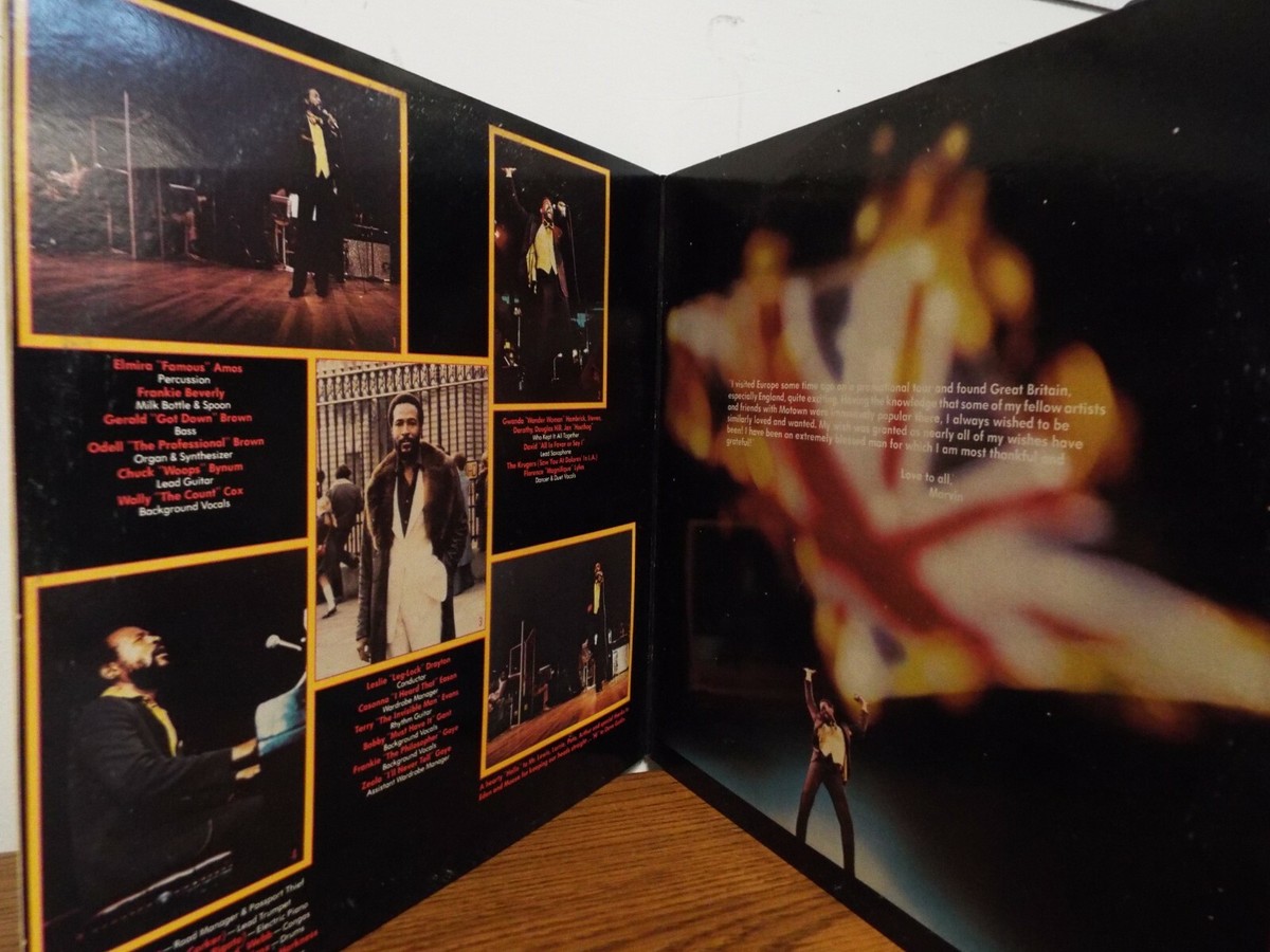 MARVIN GAYE LIVE LONDON PALLADIUM 1977 2XLP VINYL ALBUM | eBay