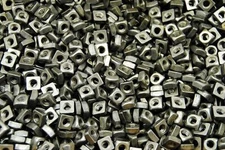 (350) Unplated 5/16-18 Square Nuts - Coarse Thread - Plain Steel