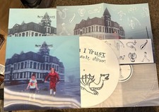 MEN I TRUST Untourable Album Deluxe Edition LP Crystal Clear Vinyl Slipmat
