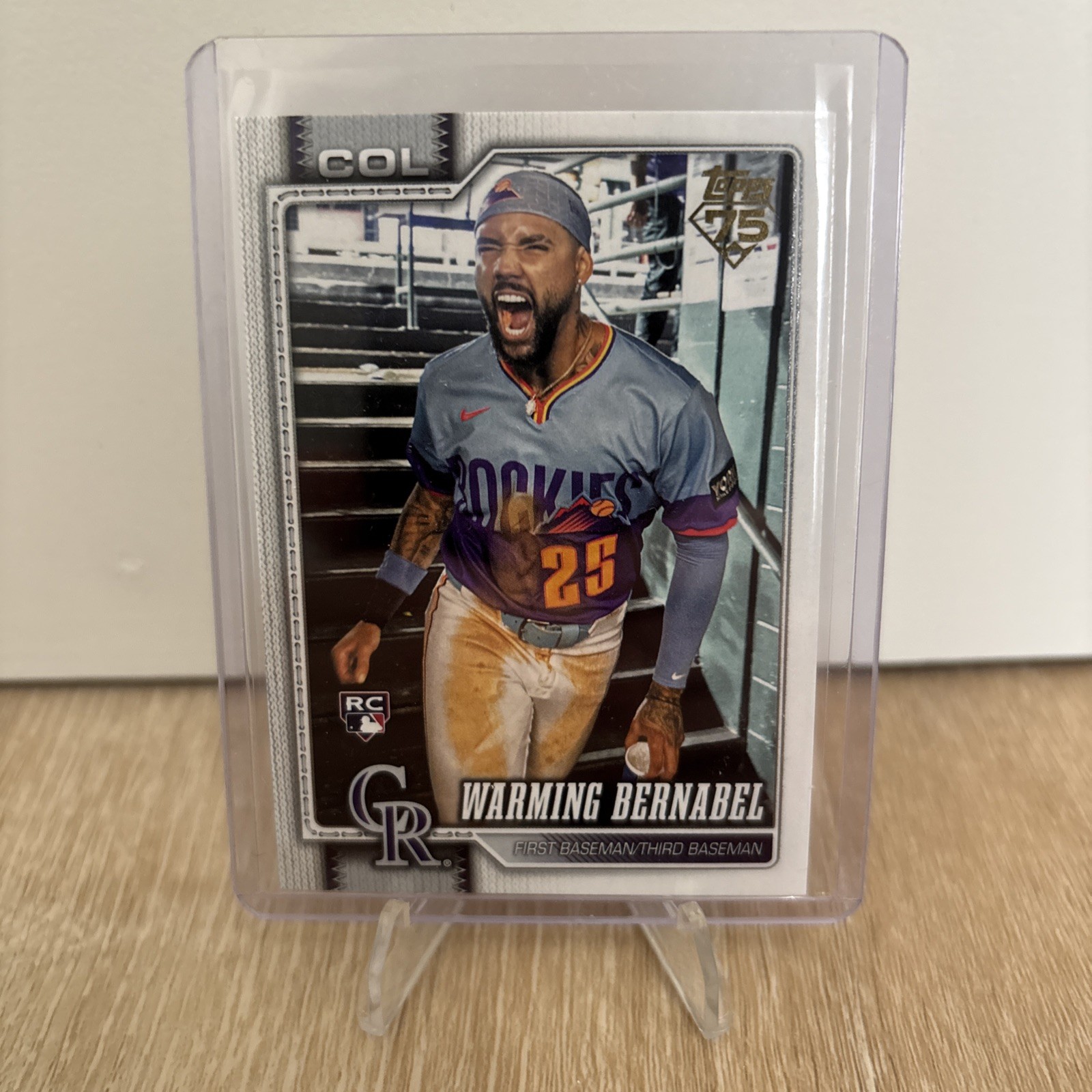 Warming Bernabel Golden Mirror Image Variation RC - SSP! 2026 Topps Series1 #55
