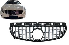 K&uuml;hlergrill f&uuml;r Mercedes A W176 12-08.15 A45 GT-R Panamericana Look Schwarz Ch