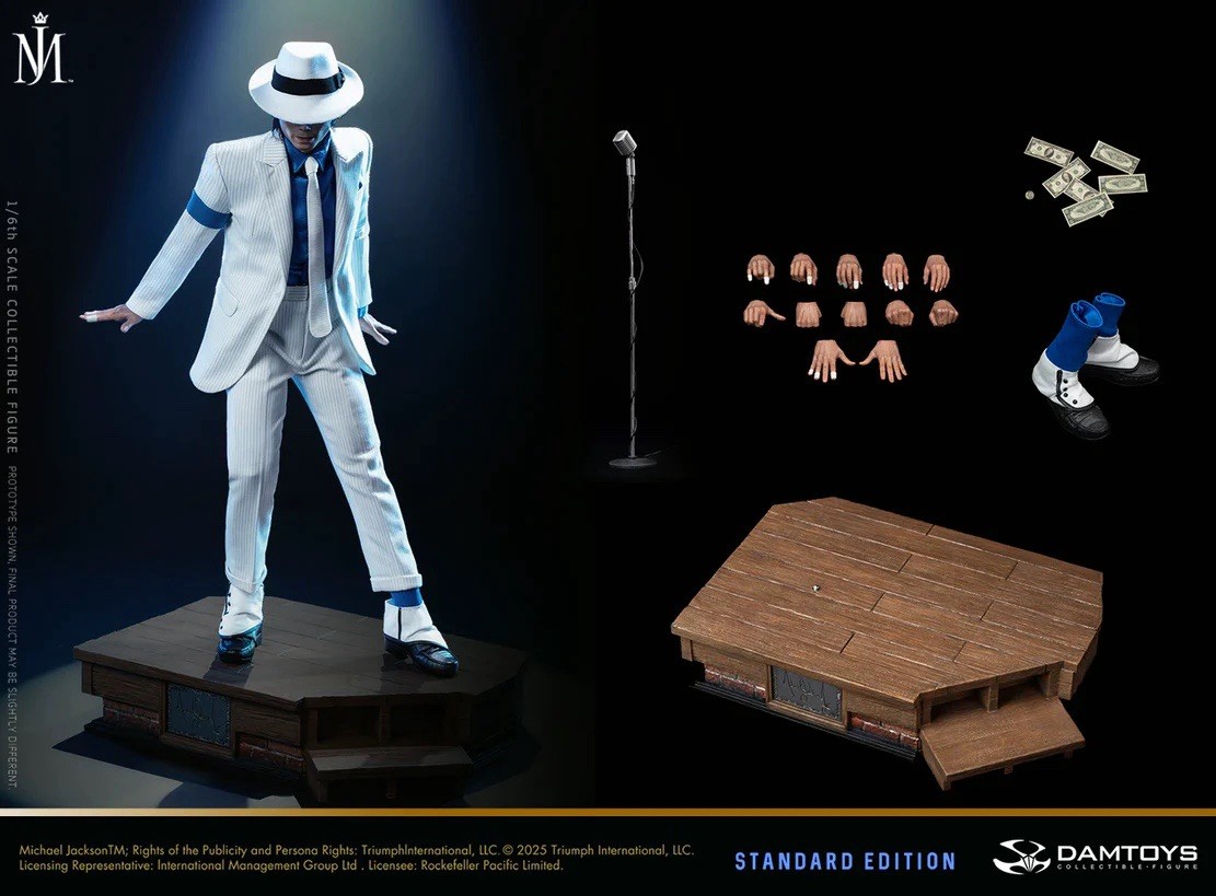 PREORDER 1/6 DAMTOYS DMS048 Smooth Criminal Michael Jackson Figure