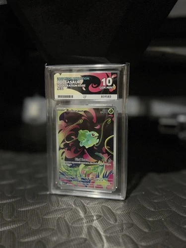 Bulbasaur 133/132 Mega Evolution Holo Illustration Rare Ace 10 Perfect Subgrades