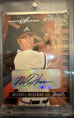 2003 Donruss Studio - Mike Hessman #108 Private Signings /200 (AU, RC)