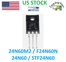 5pcs F24N60M2 TO-220F F24N60N TO220F 24N60 STF24N60