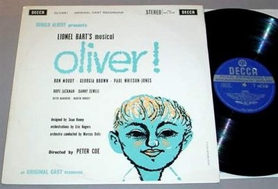 OLIVER! - Original London Cast Import LP (1960)