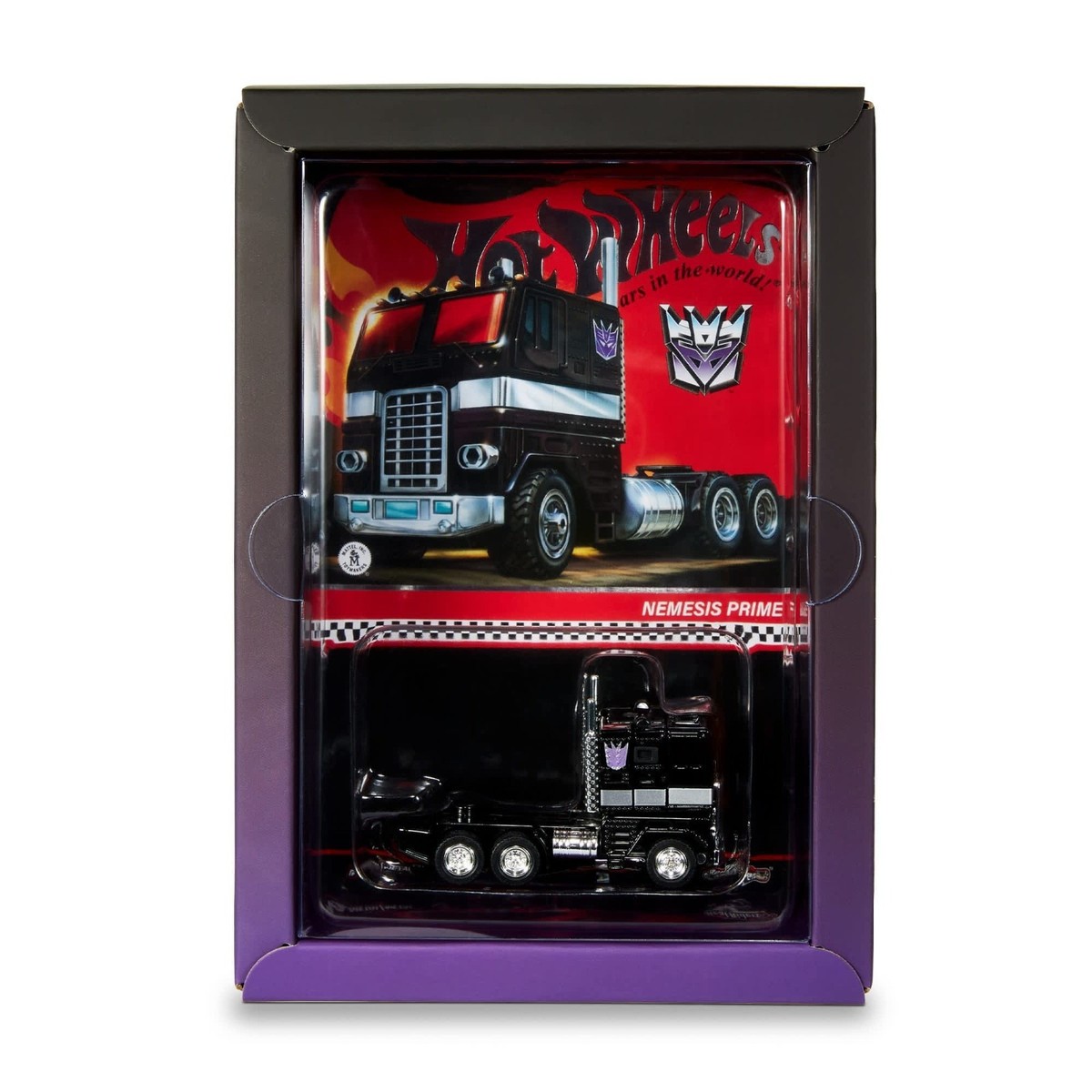 Hot Wheels X Transformers Nemesis Prime RLC - In hand Brand new