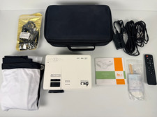 DR.J Professional HI-04 Portable Mini Projector LED USB LCD W/ Fabric Screen