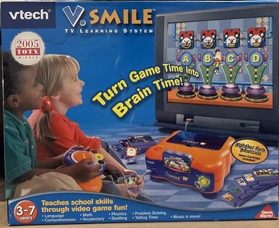 USED Lot VTech Vsmile TV Console 1 Controller 5 Games Leap Frog LeapPad  Read