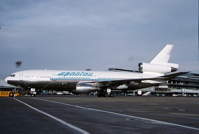 SPANTAX (leased), Douglas DC-10, N52UA, in 1998, aircraft slide