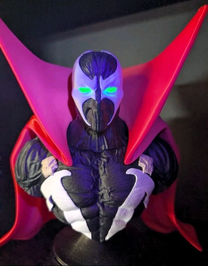 Estatua de Spawn. Busto de Spawn de Image Comics. Cómic personalizado coleccionable. Foto 2 de 4