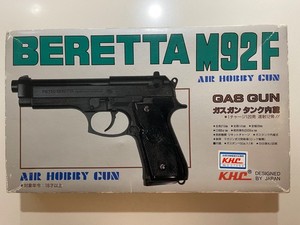 PISTOLA GIOCATTOLO VINTAGE BERETTA M92F BERETTA DESIGNED BY JAPAN KHC