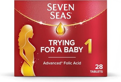Seven Seas Trying For A Baby Vitamine 4 Wochen Vorrat - 28 Tabletten BB 04/2026