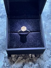 STUNNING SALT And PEPPER DIAMOND RING