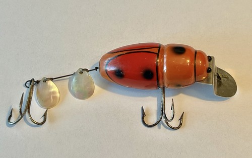 VINTAGE FISHING LURE - CREEK CHUB SURFACE DINGBAT - FROG