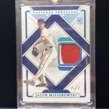 2025 Panini National Treasures Jacob Misiorowski 1/1 and (2) Color Patch RC