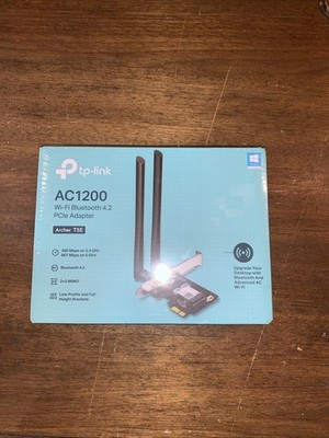 TP-LINK Archer T5E AC1200 Wi-FI 5 Dual Band PCI-e Wireless Adapter NIB