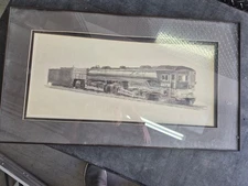 Original pencil, pen and watercolor of Rivarossi cab forward Southern Pacific 