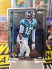 Travis Hunter 2025 Topps Chrome Football Base Rookie (RC) #332 - Jaguars