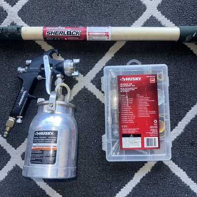 #ad Husky Siphon Feed Spray Gun H4930SSG Husky Air Accessory Sherlock Wooster $40.00