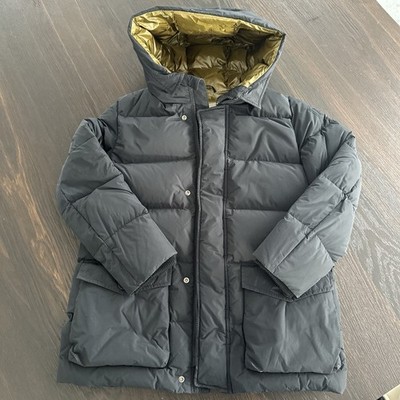 ADD JUNIOR Winterjacke mit Kapuze In Schwarz UNISEX KIDS Gr. 140