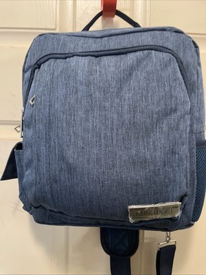 Prestige Denim Looking Crossbody Bag With Multiple Pockets NWOT